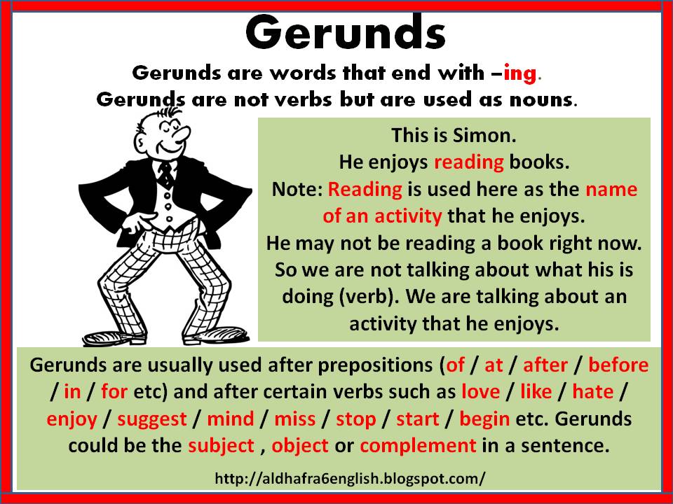 How To Use Gerunds